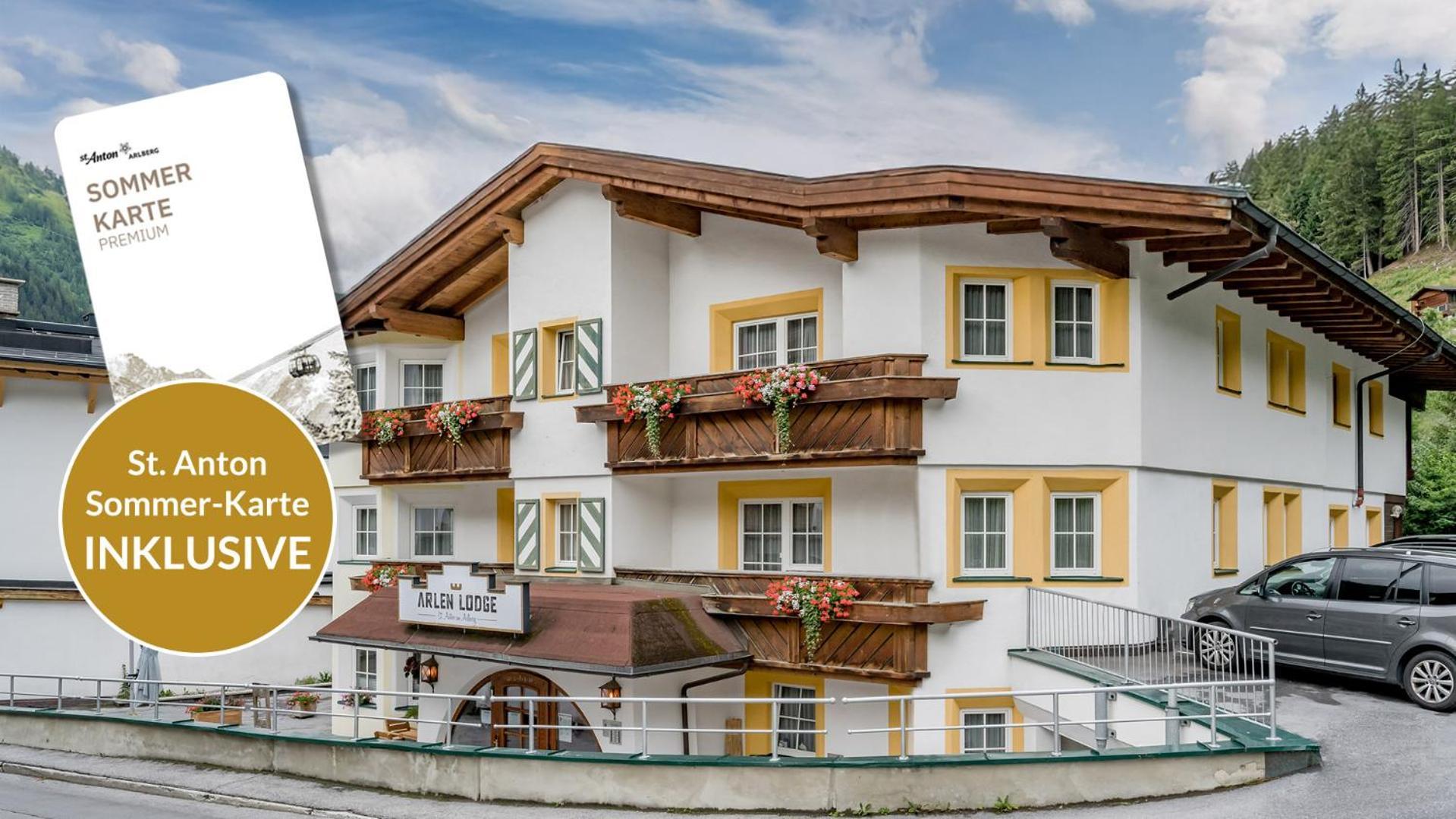 Arlen Lodge Hotel Inkl Premium Karte Im Sommer 장크트안톤암아를베르크 외부 사진